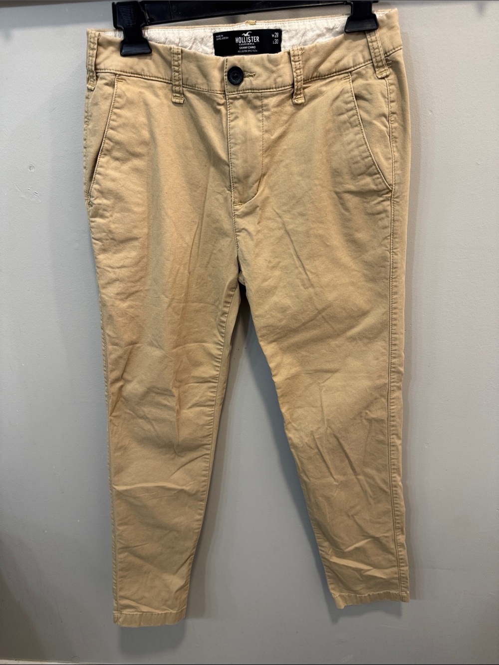 Hollister Men’s Khaki Slim Chinos